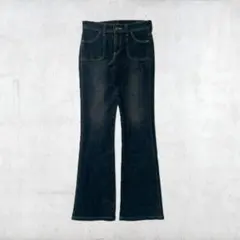 Something レディース ブーツカットデニム フレアパンツ S