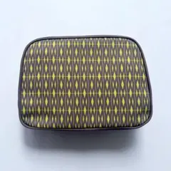 ミキモト MIKIMOTO 幾何学模様ポーチ M