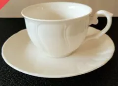 断捨離　ノリタケ　ホワイト　クラフトーン　カップ&ソーサー　6客