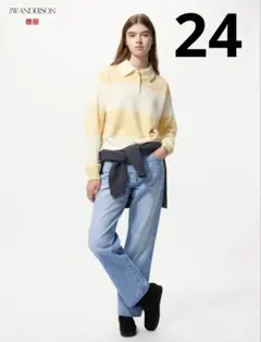 UNIQLO JWANDERSON ユニクロ ストレートジーンズ 24