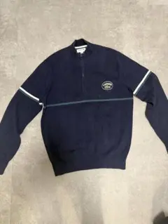 LACOSTE ハーフジップ スウェット グレー Lサイズ - メルカリ