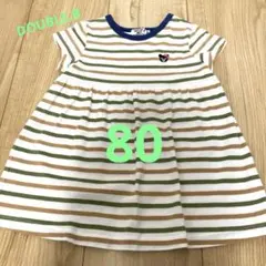 DOUBLE.B 女の子半袖チュニック ワンピース