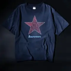 新品　未開封　Sourcream スタッズ 星柄Tシャツ ネイビー　S 佐野勇斗