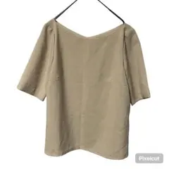 J1631 ピンキー＆ダイアン ブラウス カットソー M ベージュ 東京スタイルのサムネイル