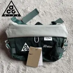 新品 NIKE ACG ボディバッグ ウエストバック グリーン バッグ 刺繍