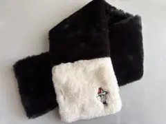 【美品】マフラー ディズニーストア　Disney Store ミニー　バイカラー