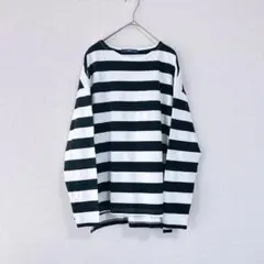 【美品】OMNES◆ボーダー◆長袖カットソー◆Fサイズ