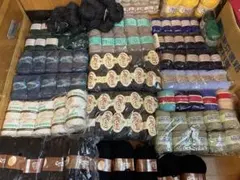 毛糸 セット 多色 アクリル ウール