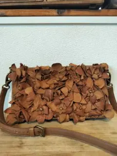 インポートビンテージ★都内セレショ購入　 個性的　花レザー2way　43000円