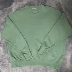 Adoon plainオーバーサイズ スウェット グリーン