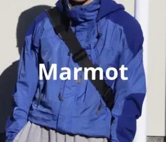 Marmot マウンテンパーカー シェルジャケットテック ブルー 青 メンズ S