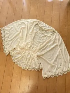 LagunaMoon ビーズ刺繍 チュニック オフホワイトのサムネイル