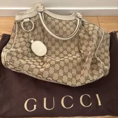 Gucci GGパターン ハンドバッグ ベージュ　袋付き