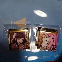 ダンガンロンパ　15周年展　 箔押し　喜怒哀楽バッジ　罪木蜜柑　モノミ