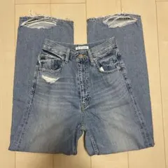 AZUL BY MOUSSY ダメージデニムパンツ 25インチ