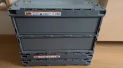 TRUSCO 薄型オリコン 50L 折りたたみコンテナ x3個のサムネイル