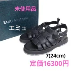 未使用品 EMU Australia グルカサンダル ブラック 24cmのサムネイル