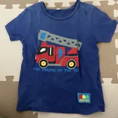 消防車デザイン Tシャツ 110