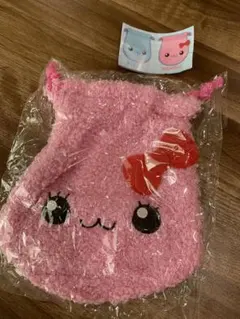 しずくちゃん もこもこ巾着ポーチ うるおいちゃん