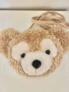 ダッフィー フェイス ショルダーバッグ ディズニーシー限定 もこもこ