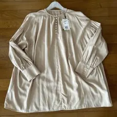 【新品】オペークドットクリップ ブラウス