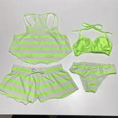 PEAK&PINE 水着 4点セット サイズ9M ストライプ ボーダー