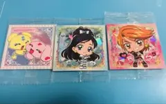 プリキュア　ウエハースシール3枚