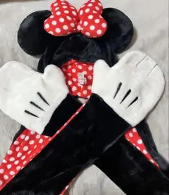 ディズニーリゾート ミニーマウス マフラーキャップ