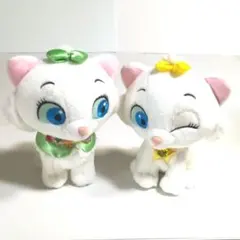 ディズニー♪平成レトロ おしゃれキャットマリーちゃんぬいぐるみ 2個セット