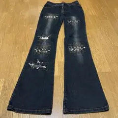 フレアデニム　ブーツカット　ベルボトム　古着