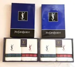 イヴ・サンローラン フェイスタオル ギフトセット 2箱 未使用