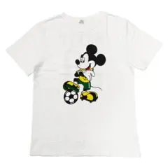 Disney/ミッキーマウス/Tシャツ/サッカー/匿名配送/送料無料
