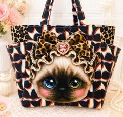 猫 ハンドメイド ミニ　トートバッグのサムネイル