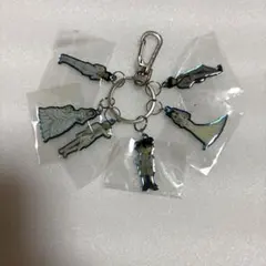 名探偵コナン　ハロウィンの花嫁　6連キーチェーン　メタルキーホルダー