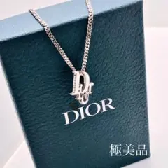 美品 Dior ネックレス メンズ Dior HOMME ディオール・オム DIOR ITALIC チェーンリンク ネックレス
