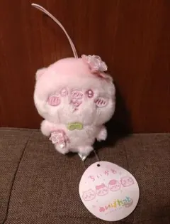 ちいかわ ぬいぱれっと　さくらいろ　マスコット　 くりまんじゅう