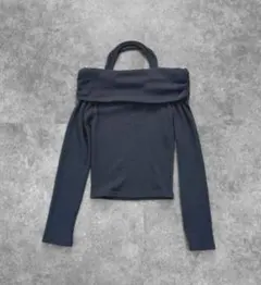 LVEU. ホルター ネック オフショル ネイビー ZOZOTOWN限定