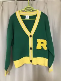 人気商品、ニコアンド　nico and... ニットカーディガン、Rロゴ、フリー