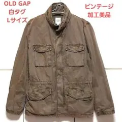 【ビンテージ加工美品★L】OLD GAP M-65　フィールドジャケット　カーキ