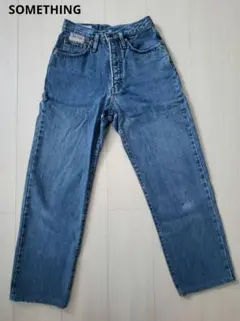 SOMETHING ストレートデニム ジーンズ