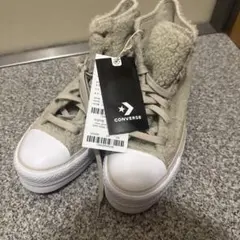 コンバース　converse ボア　ハイカット　スニーカー　ファー　未使用のサムネイル