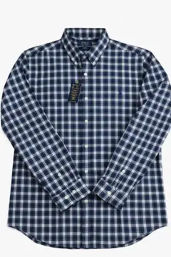 ポロラルフローレンメンズシャツ新品タグ付きチェック柄シャツ XL