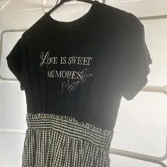 Mezzo Piano 半袖ワンピース ギンガムチェック