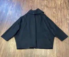 BEARDSLEYビアズリー オーバーサイズ ドルマン コート 前後2WAY 黒