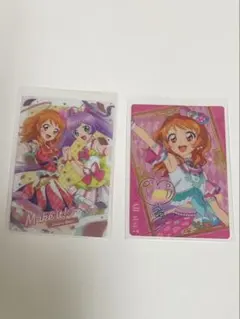 アイカツ！×プリパラ　ウエハース　2枚セット