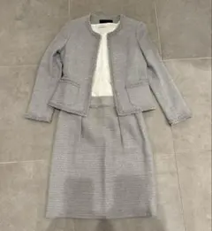 グリーンレーベルリラクシング ３点セット 入学式 卒業式 ツイードジャケット