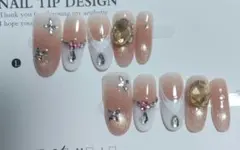 B6ネイルチップ グラデーションSサイズ10個セット