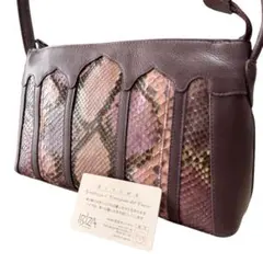 IBIZA★ワンショルダーバッグ パイソン エキゾチックレザー ハンドバッグ