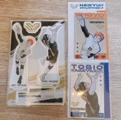 ハイキュー　SV.LEAGUE アクリルフィギュア　日向翔陽＆影山飛雄　カード