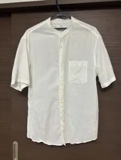 【UNIQLO】半袖ボタンシャツ Lサイズ ホワイト
